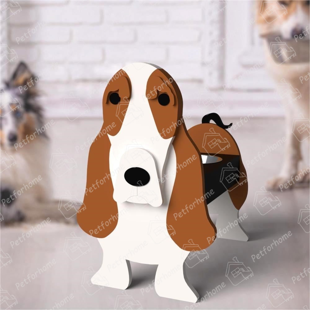 Basset Hound Haustier Futternapf Halter