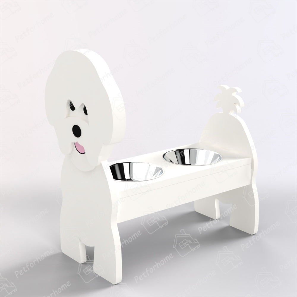 Bichon Fries Haustier Futternapf Halter