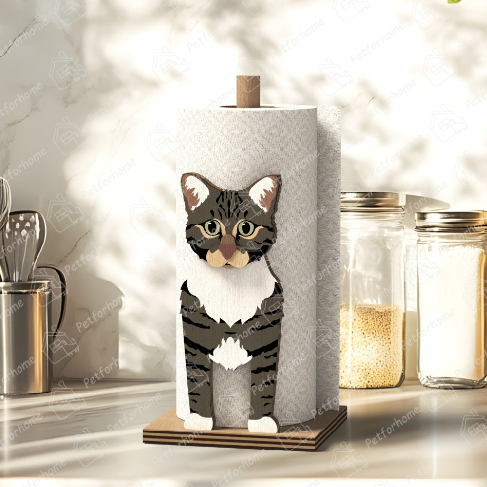Zibet Katze Papierhandtuch Halter