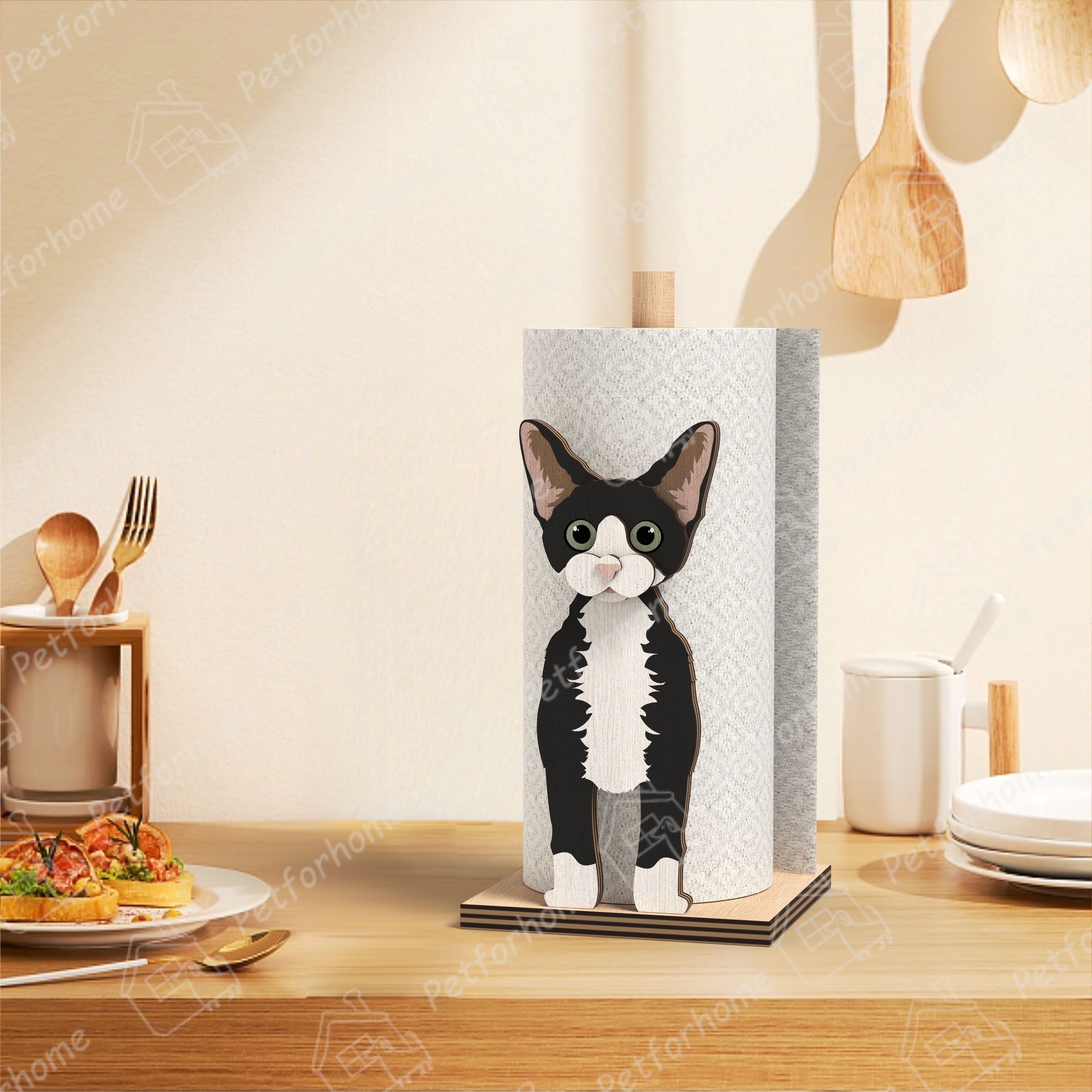 Deutsche Katze Papierhandtuch Halter