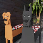 Deutsche Dogge Blumentopf