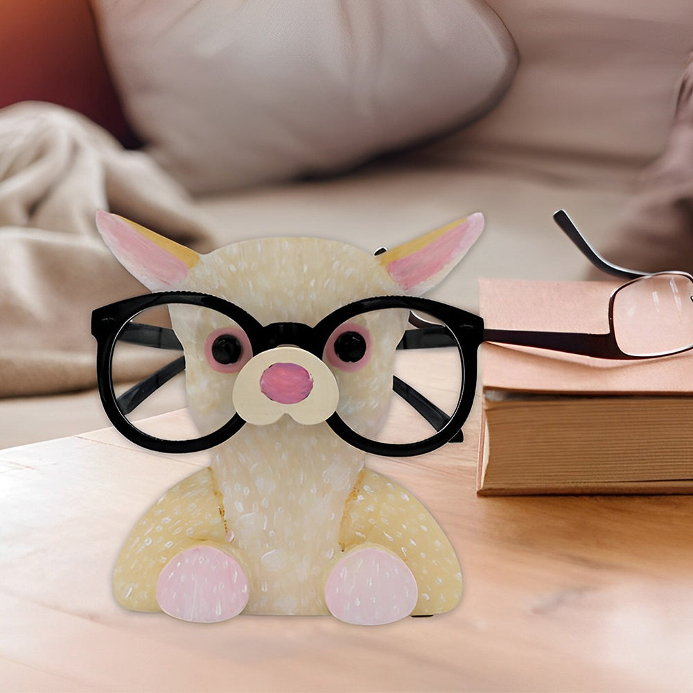 Holz Cartoon Alpaka Brillenhalter