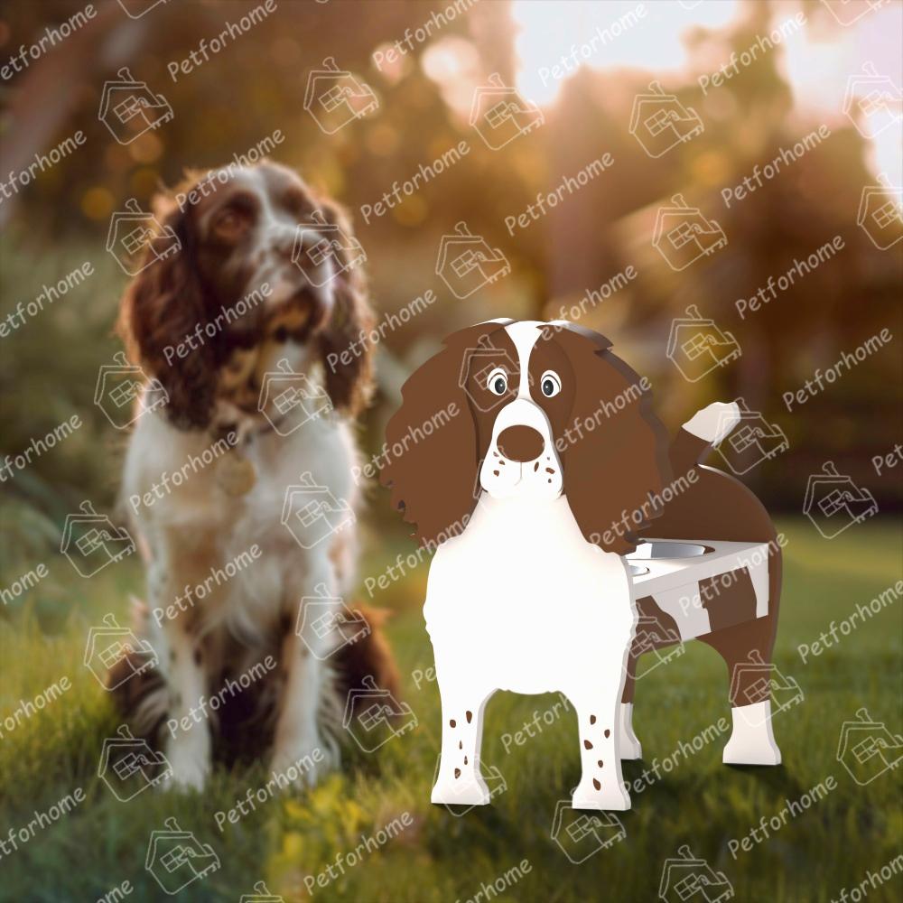 Springer Spaniel Haustier Futternapf Halter