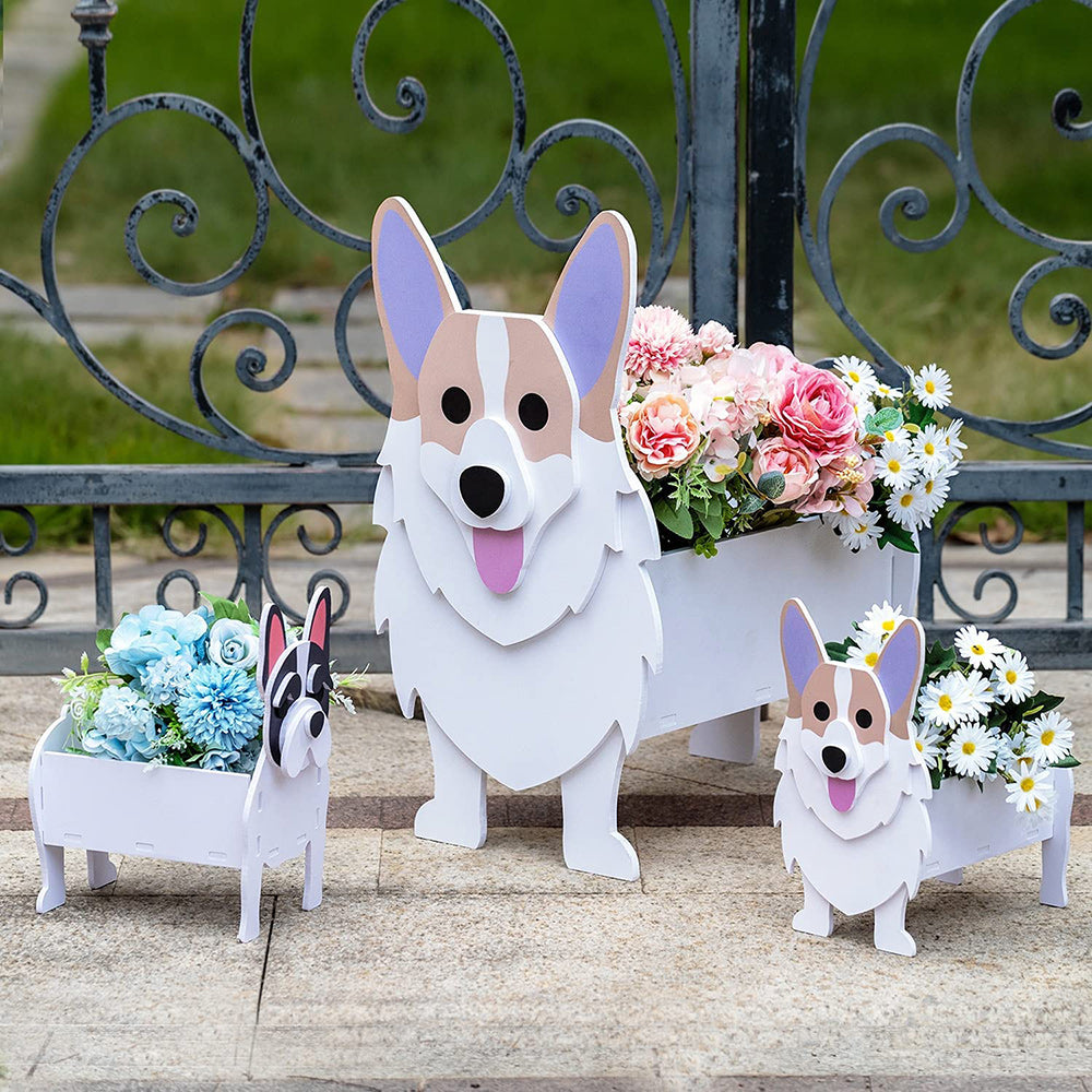 Petforhome Three Dogs Planter Display