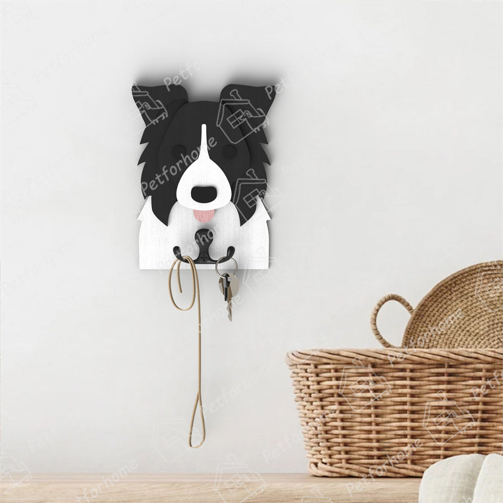 Border Collie Holzhaken