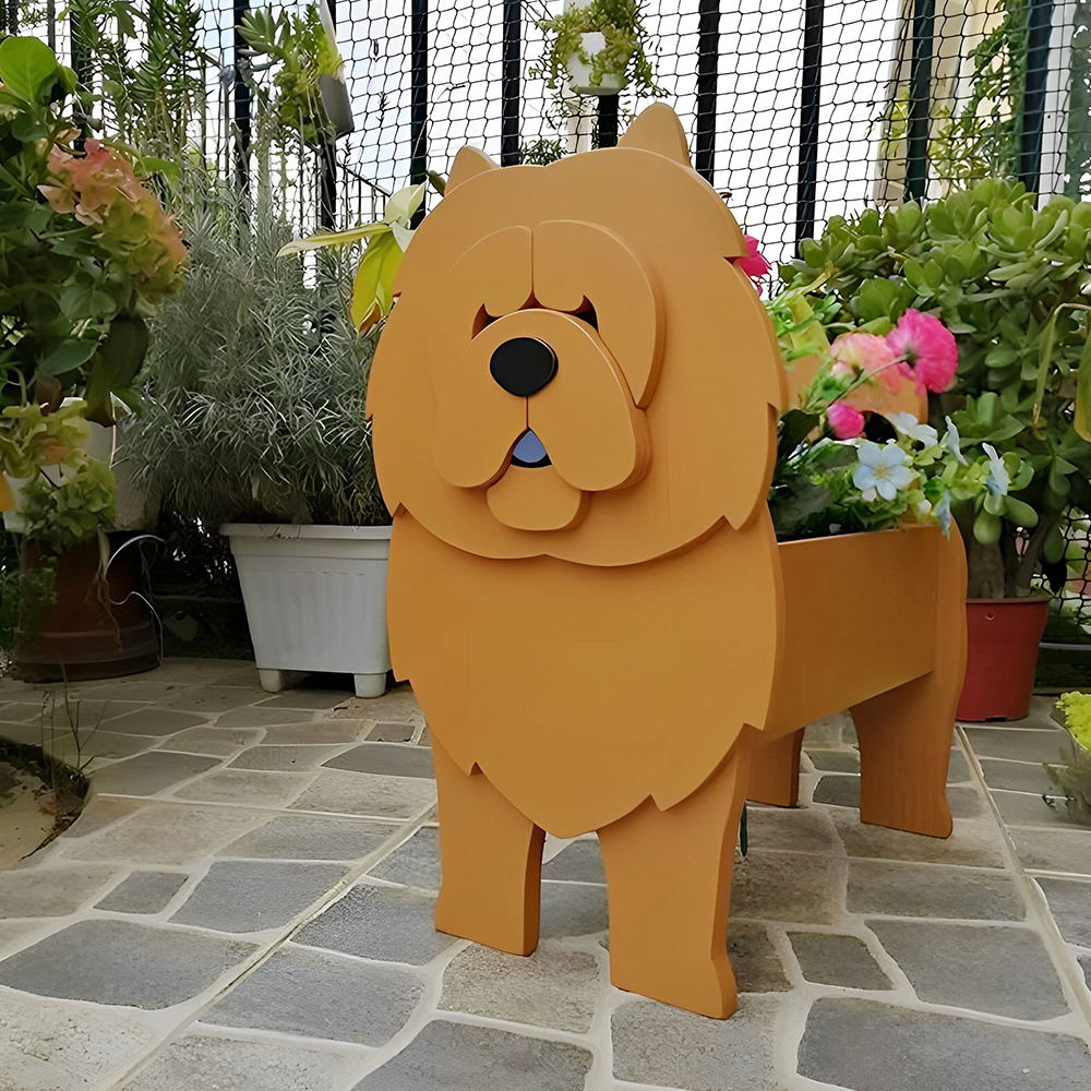 Chow-Chow Blumentopf