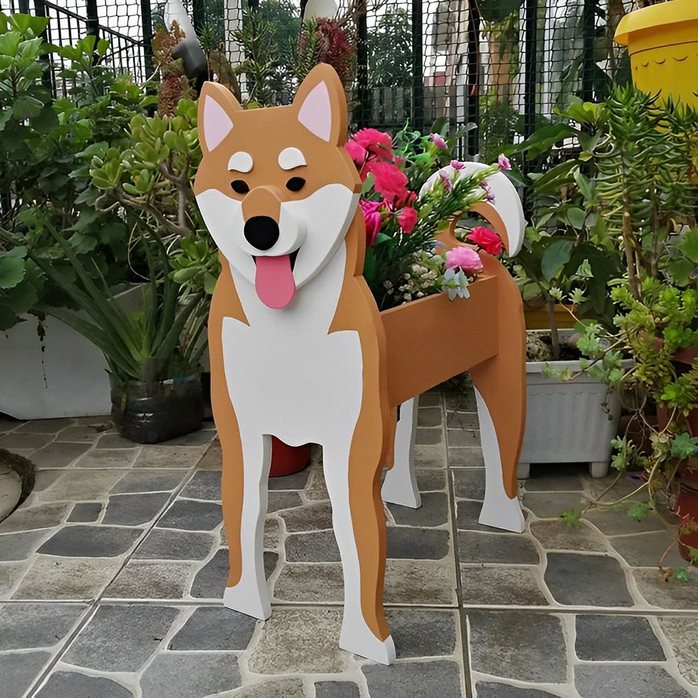 Shiba Blumentopf