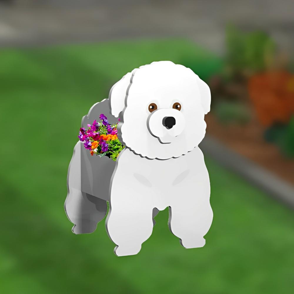 Bichon Blumentopf