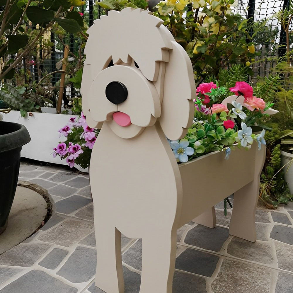 Goldendoodle Blumentopf