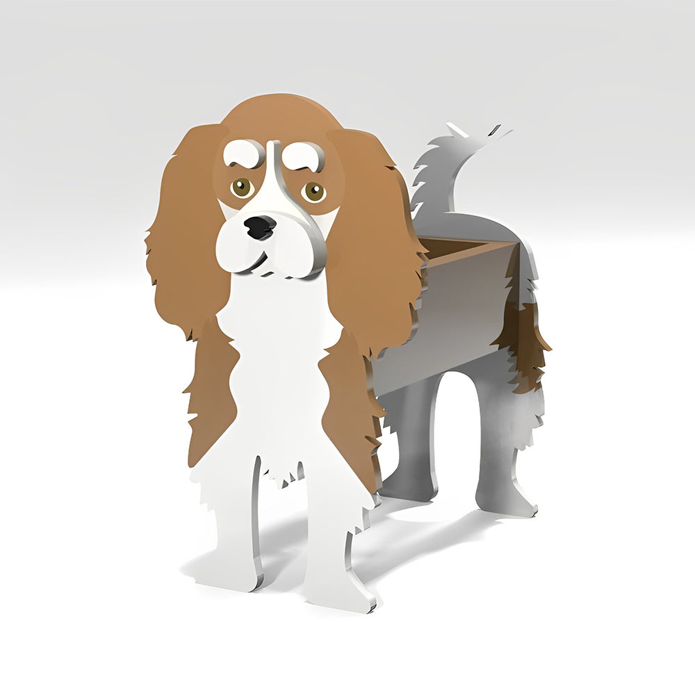 Cavalier King Charles Spaniel Blumentopf