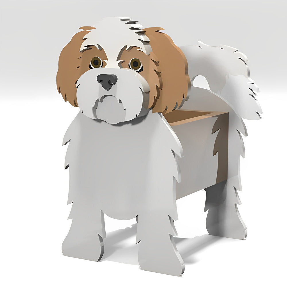 Shih Tzu Blumentopf